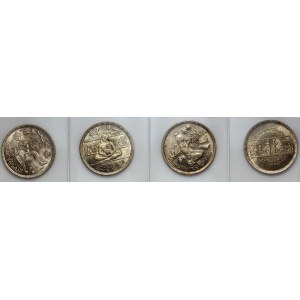 Egypt, 1 Pound coin set from 1979-1980 (4 pieces)