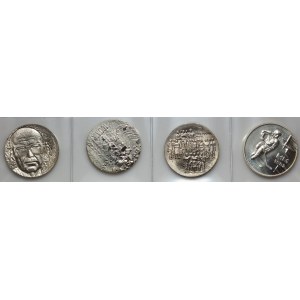 Finlande, série de pièces en argent de 1975 à 1992 (4 pièces)