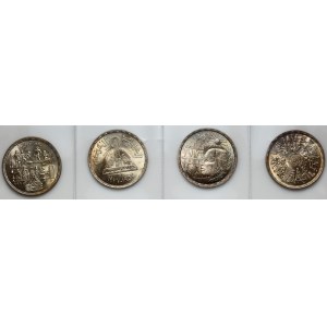 Egypt, 1 Pound coin set from 1977-1980, (4 pieces)