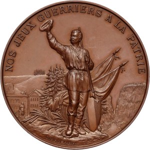 Switzerland, Shooting Medal from 1892, Shooting Competition in Neuchâtel