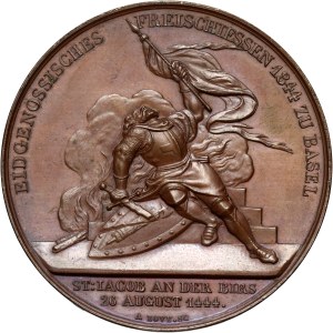 Switzerland, Shooting Medal from 1844, Federal Shooting Festival in Basel