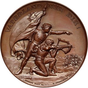 Switzerland, Shooting Medal from 1891, Shooting Festival in Winterthur