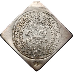 Rakousko, Salcburk, Paris von Lodron, 1/4 talaru z roku 1642, klipa