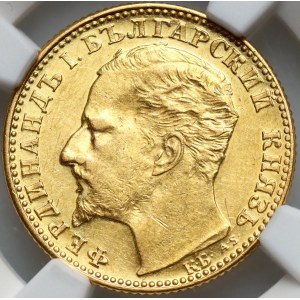 Bulgaria, Ferdinand I, 10 Leva 1894 КБ, Kremnitz