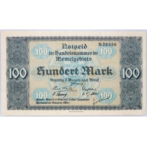Lithuania, Memel, Klaipeda, 100 Mark 1922