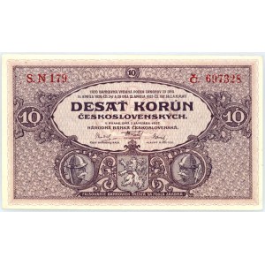 Československo, 10 korun, 1927