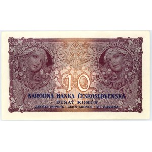 Československo, 10 korun, 1927