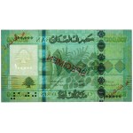 Lebanon, 100,000 livres 2012, SPECIMEN