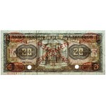 Ecuador, 20 sucres 1988, JR series, No. 59, SPECIMEN, TDLR print