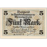 Lithuania, Memel, Klaipėda, 5 mark 1922