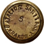 Poland, Second Polish Republic, seal of the 5th Medical Battalion, Kraków