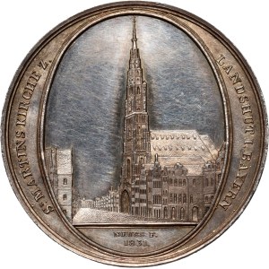 Germany, Bavaria, Medal from 1831, 400th anniversary of St. Martin's Church in Landshut