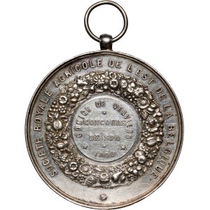 Belgium, Award medal from 1890, Royal Agricultural Society of Eastern Belgium, Spa Competition