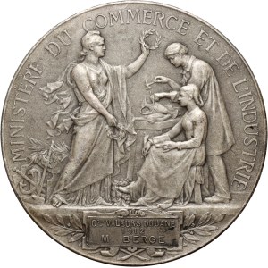 France, award medal from 1912, Ministry of Trade and Industry