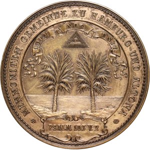 Germany, Medal ND (1959), 400th anniversary of the death of Menno Simons