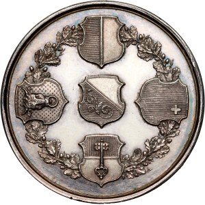 Switzerland, Medal from 1851, 500th anniversary of Zurich's accession to the Swiss Confederation