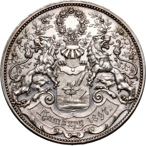 Deutschland, Medaille aus dem Jahr 1897, Gartenbauausstellung in Hamburg