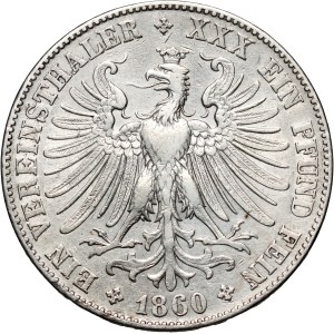 Germany, Frankfurt, Thaler 1860