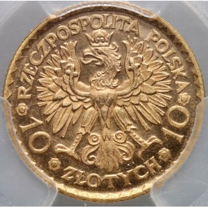 Second Polish Republic, 10 zlotych, 1925, Warsaw, Bolesław Chrobry