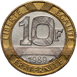 Frankreich, 10 Francs, 1989, Montesquieu