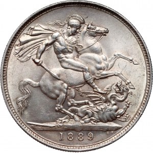 Great Britain, Victoria, Crown 1889