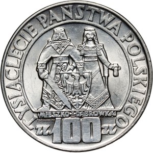 PRL, 100 złotych 1966, Mieszko i Dąbrówka