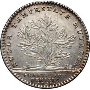 France, Louis XV, jeton de 1758, Chambre aux deniers