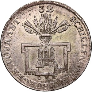 Germany, Hamburg, 32 Schilling 1796 OHK