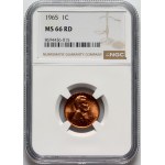United States of America, Cent 1965, Philadelphia, Lincoln