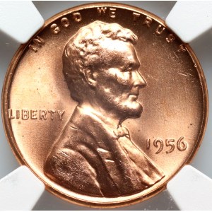 United States of America, Cent 1956, Philadelphia, Lincoln