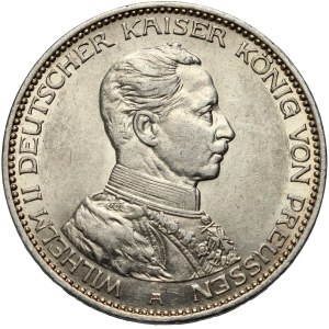 Germany, Prussia, Wilhelm II, 3 Mark 1914 A, Berlin, Uniform