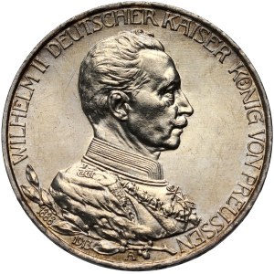 Deutschland, Preußen, Wilhelm II., 3 Mark 1913 A, Berlin, 25-jähriges Regierungsjubiläum