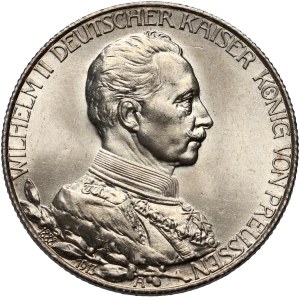 Germany, Prussia, Wilhelm II, 2 marks 1913 A, Berlin, 25th anniversary of Wilhelm II's reign
