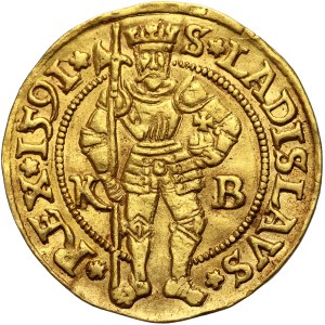 Hungary, Rudolf II, Ducat 1591 KB, Kremnica