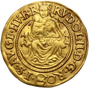 Hungary, Rudolf II, Ducat 1591 KB, Kremnica