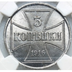 OST, 3 Kopeken 1916 A, Berlin