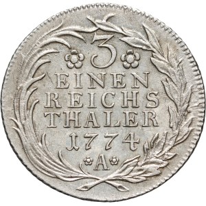 Germany, Prussia, Frederick II, 1/3 Thaler 1774 A, Berlin