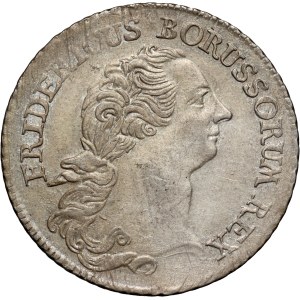 Silesia, Frederick II, 1/3 thaler, 1768 B, Wrocław