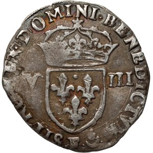 Heinrich von Valois, 1/8 Ecu 1603 F, Angers