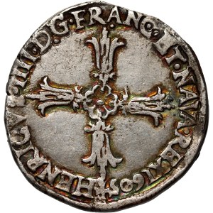 Heinrich von Valois, 1/4 Ecu 1605 T, Nantes