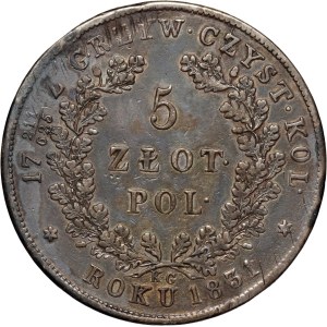 Novemberaufstand, 5 Złoty 1831 KG, Warschau