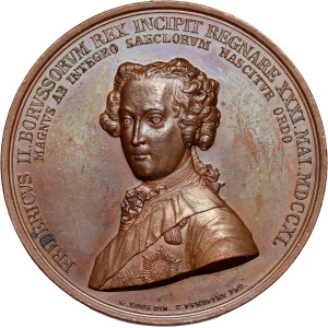 Germany, medal from 1840, Monument to Frederick II the Great