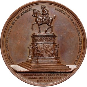 Germany, medal from 1840, Monument to Frederick II the Great