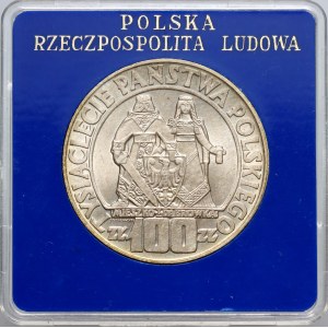 Volksrepublik Polen, 100 Złoty 1966, Mieszko und Dąbrówka