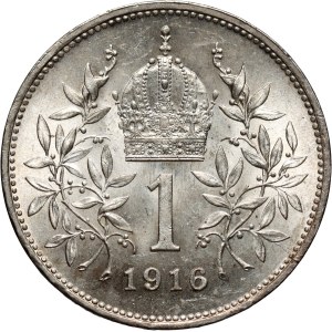 Austria, Franz Joseph I, Crown 1916, Vienna