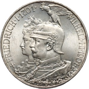 Germany, Prussia, Wilhelm II, 5 Mark 1901 A, Berlin, 200th Anniversary of the Kingdom of Prussia