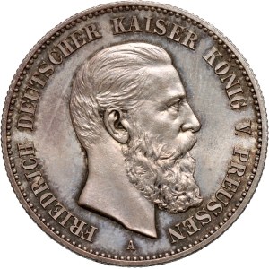 Germany, Prussia, Friedrich III, 2 Mark 1888 A, Berlin