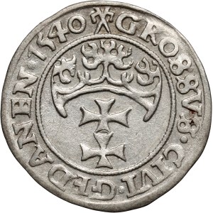 Sigismund I. der Alte, Groschen von 1540, Danzig