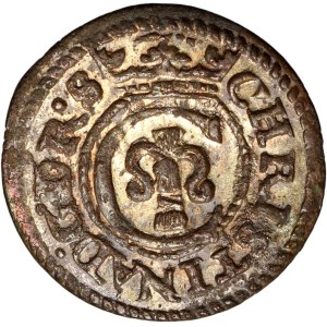 Riga, Krystyna Waza, szeląg, 1643