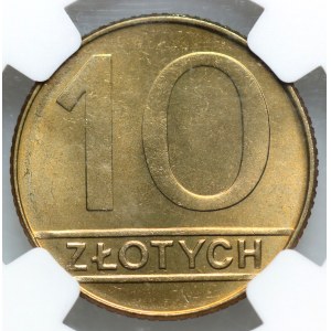 Volksrepublik Polen, 10 Złoty, 1990